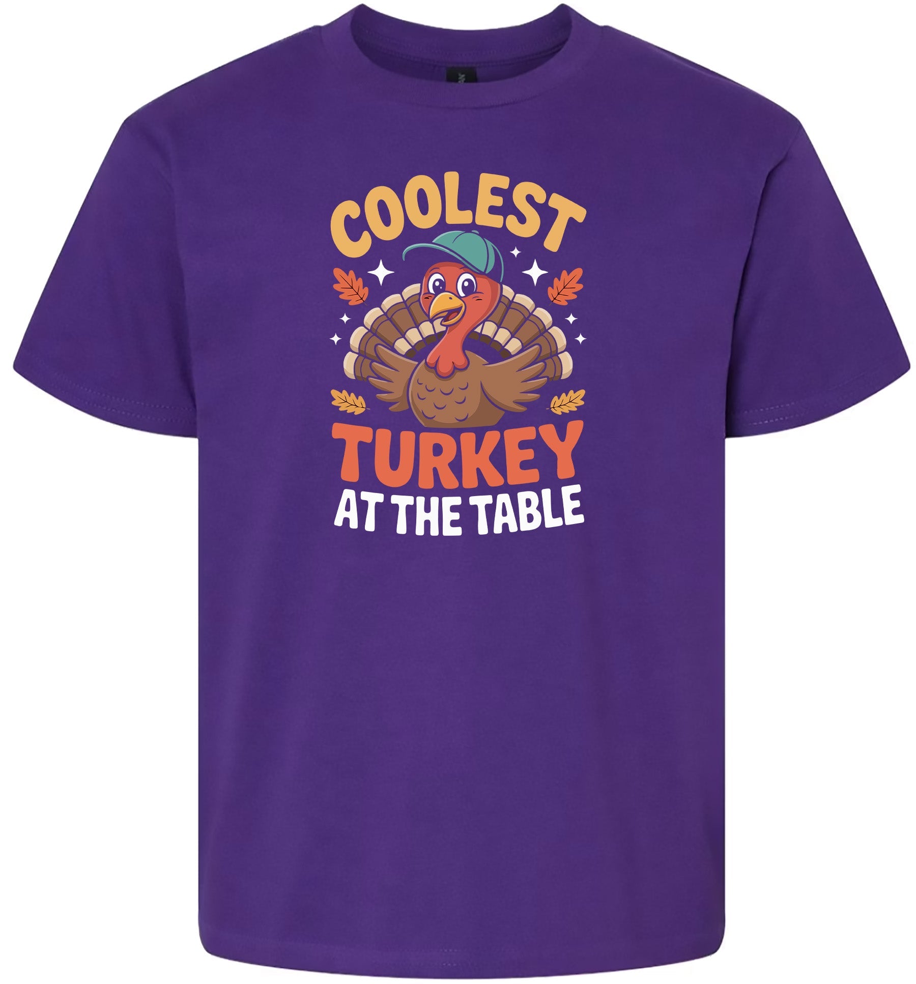 Coolest Turkey at the Table Children's Gildan Soft Shirt