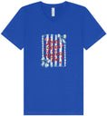 Load image into Gallery viewer, Loves Jesus and America Too Unisex V-Neck Shirt
