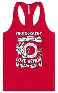 Load image into Gallery viewer, Photography is a Love Affair Women's Racerback Tank
