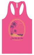 Load image into Gallery viewer, Just Like the Sea Women's Racerback Tank

