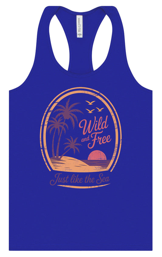 Just Like the Sea Women's Racerback Tank