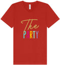 Load image into Gallery viewer, The Party Unisex V-Neck Shirt
