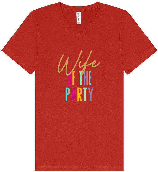 The Wife of the Party Unisex V-Neck Shirt