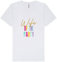 Load image into Gallery viewer, The Wife of the Party Unisex V-Neck Shirt
