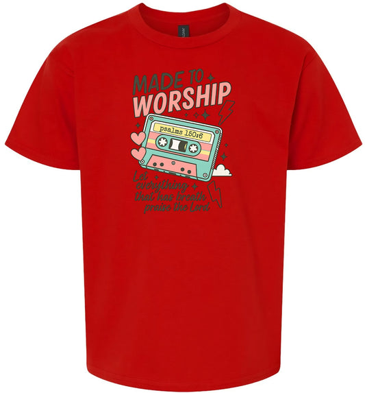 Made to Worship Children's Gildan Soft Shirt