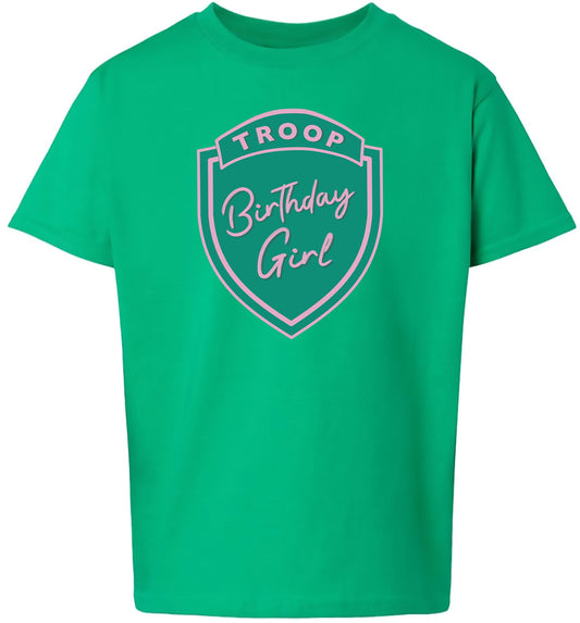 Troop Birthday Girl Children's Gildan Soft Shirt
