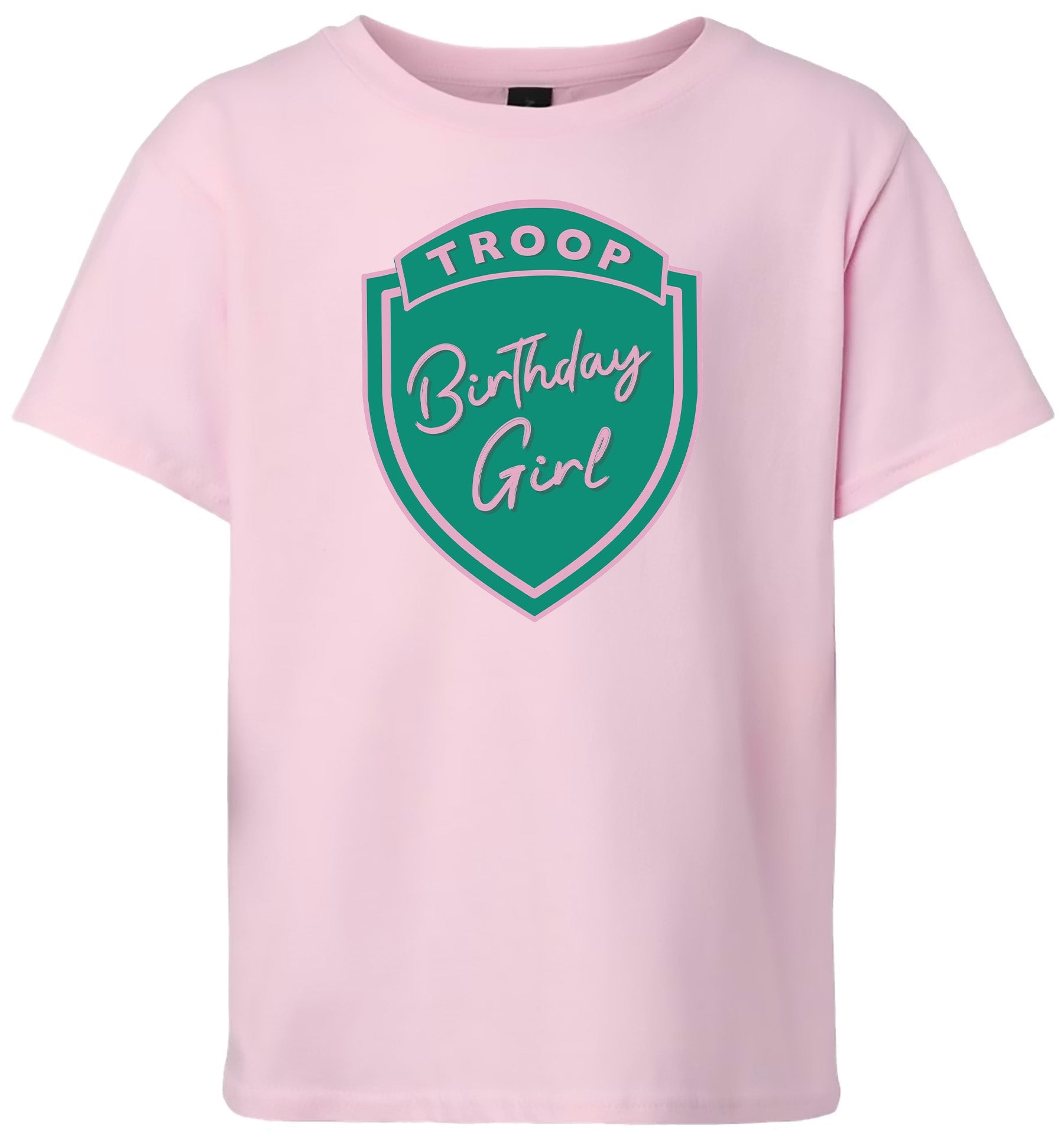 Troop Birthday Girl Children's Gildan Soft Shirt