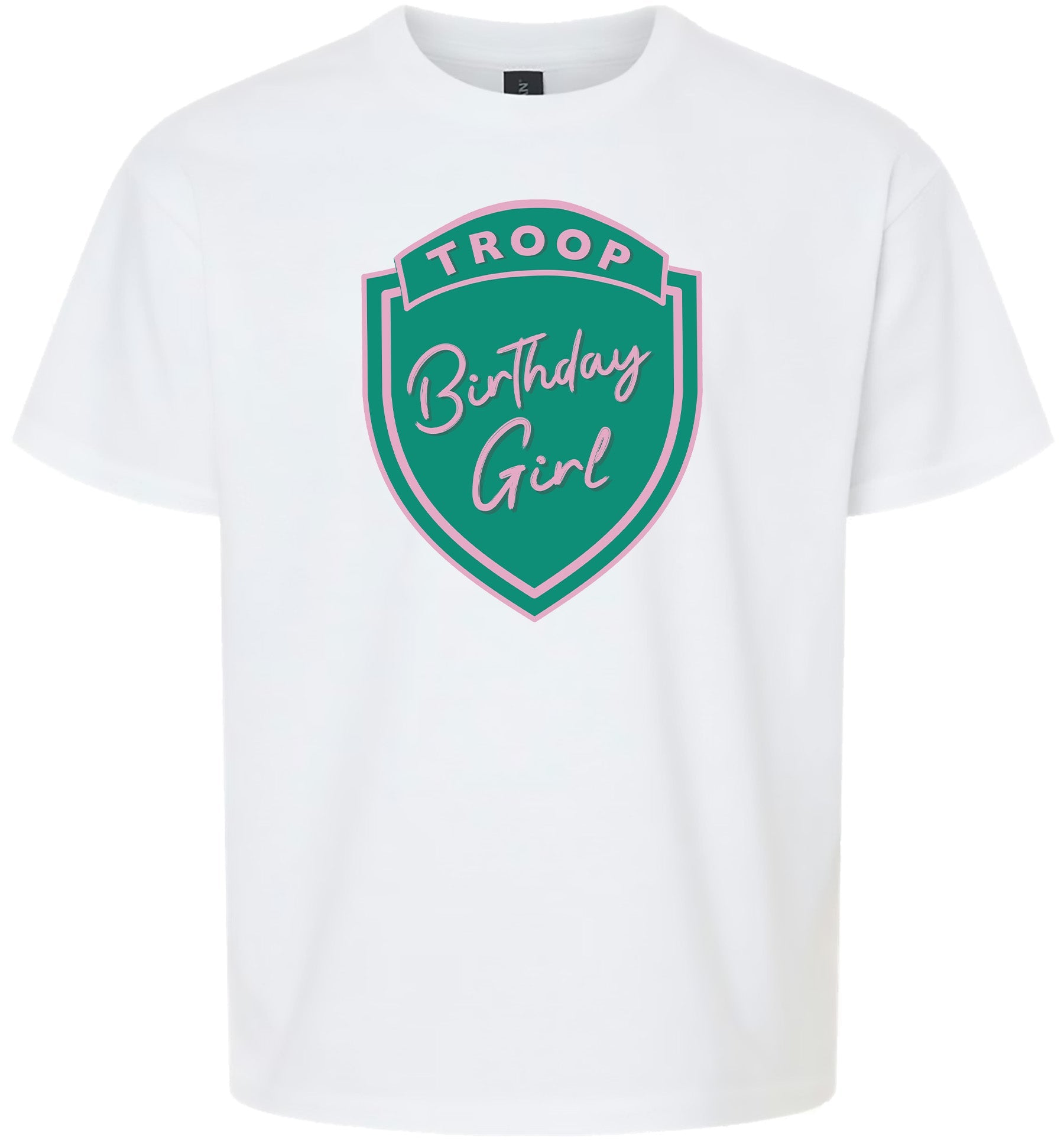 Troop Birthday Girl Children's Gildan Soft Shirt