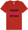 Load image into Gallery viewer, Teacher Off Duty Unisex V-Neck Shirt
