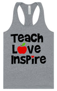 Load image into Gallery viewer, Teach Love Inspire Women's Racerback Tank
