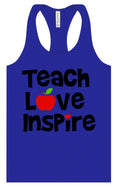 Load image into Gallery viewer, Teach Love Inspire Women's Racerback Tank

