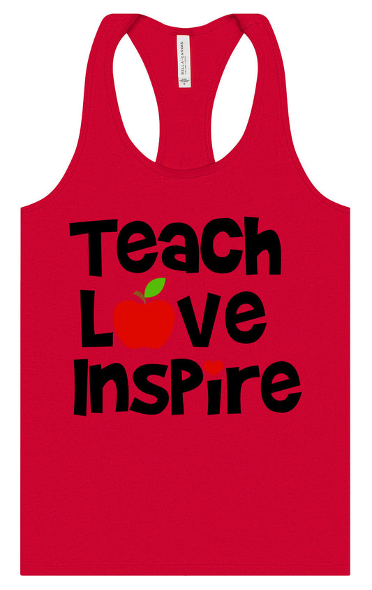 Teach Love Inspire Women's Racerback Tank