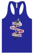 Load image into Gallery viewer, Tattoos, Pretty Eyes, Thick Thighs Women's Racerback Tank
