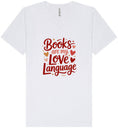 Load image into Gallery viewer, Books are my Love Language Unisex V-Neck Shirt
