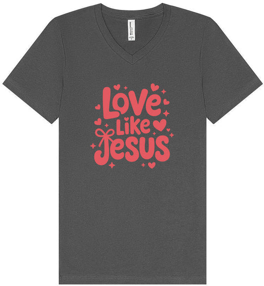 Love Like Jesus Unisex V-Neck Shirt