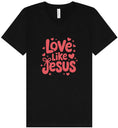 Load image into Gallery viewer, Love Like Jesus Unisex V-Neck Shirt
