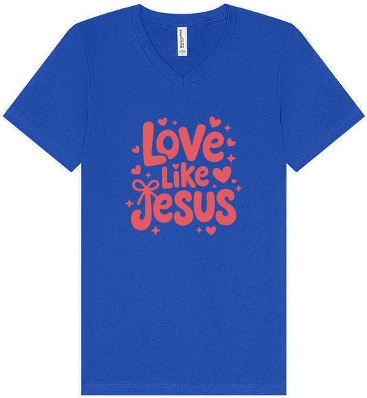 Love Like Jesus Unisex V-Neck Shirt
