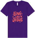 Load image into Gallery viewer, Love Like Jesus Unisex V-Neck Shirt
