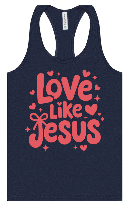 Love Like Jesus Women's Racerback Tank