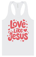 Load image into Gallery viewer, Love Like Jesus Women's Racerback Tank
