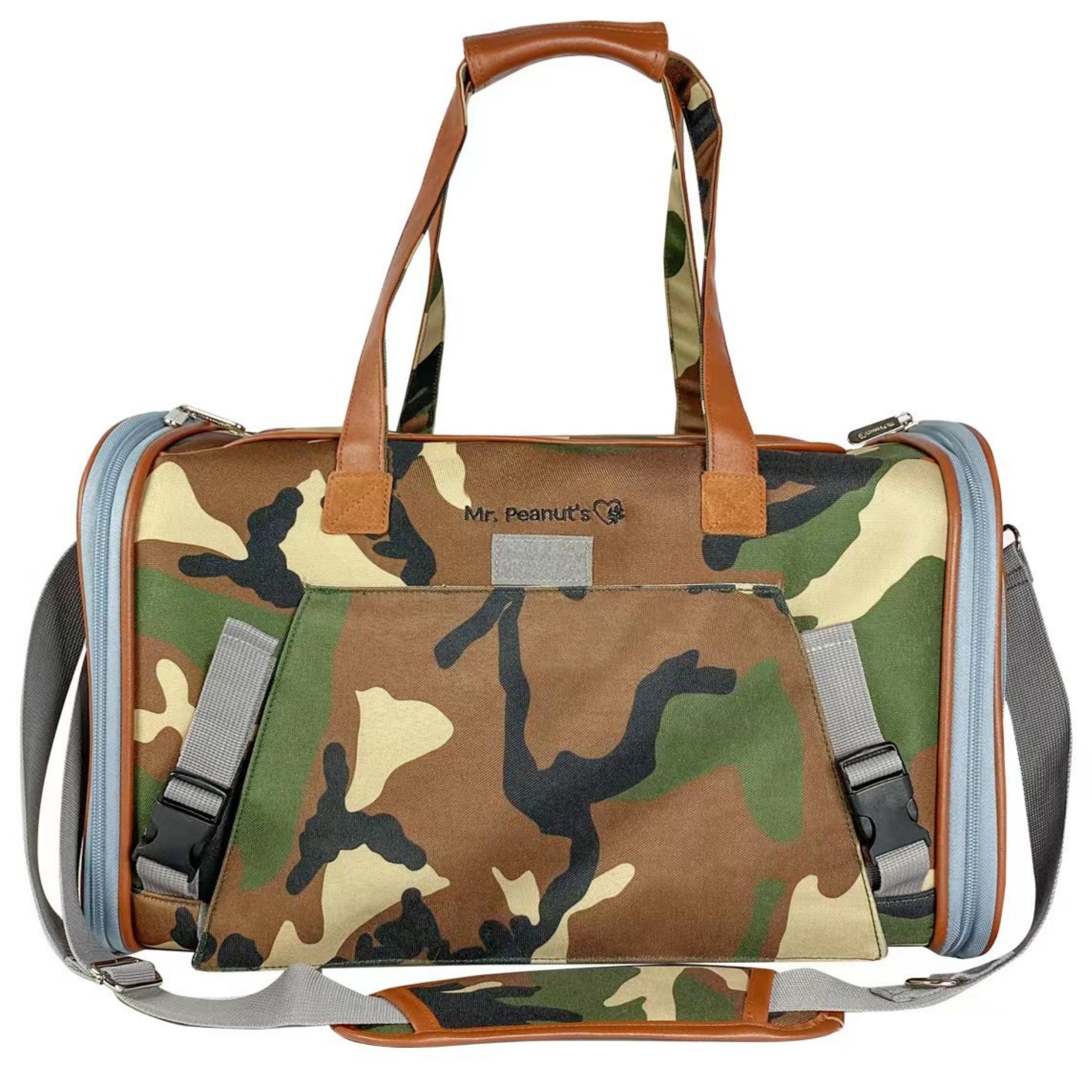 Mr. Peanut's Gold Series Standard Size Airline Compliant Expandable Pet Carrier - Prints Edition - Southlake Paws