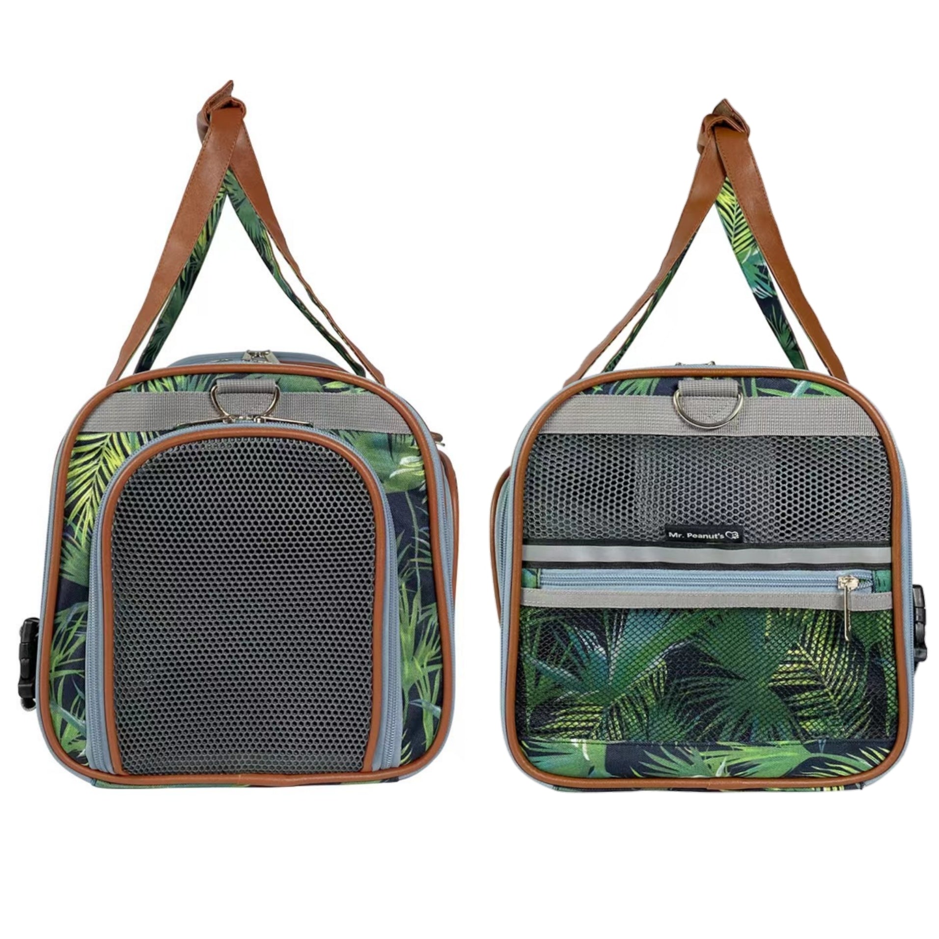 Mr. Peanut's Gold Series Standard Size Airline Compliant Expandable Pet Carrier - Prints Edition - Southlake Paws