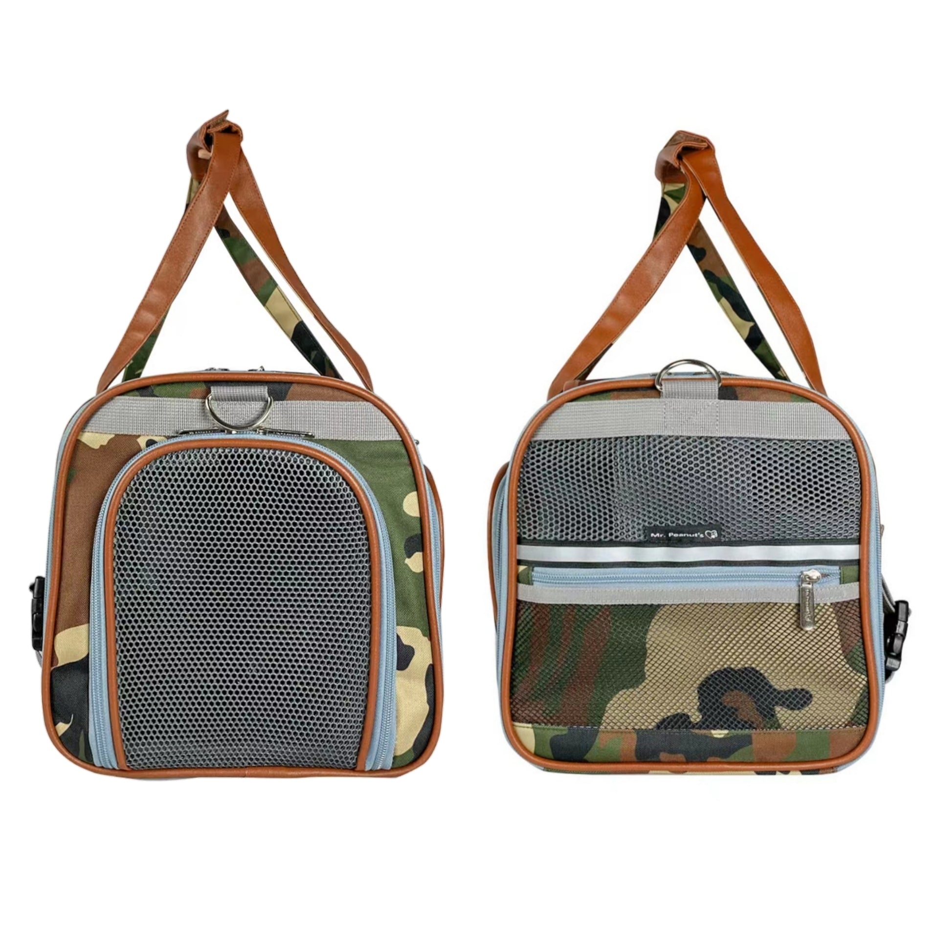 Mr. Peanut's Gold Series Standard Size Airline Compliant Expandable Pet Carrier - Prints Edition - Southlake Paws