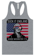 Load image into Gallery viewer, Suck it England Women's Racerback Tank
