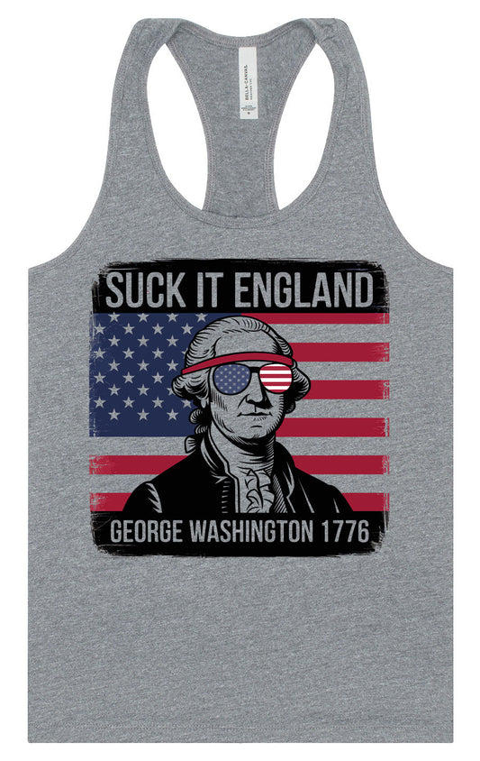 Suck it England Women's Racerback Tank