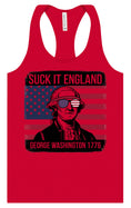 Load image into Gallery viewer, Suck it England Women's Racerback Tank
