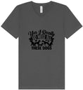 Load image into Gallery viewer, Really Do Need All These Dogs Unisex V-Neck Shirt

