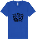 Load image into Gallery viewer, Really Do Need All These Dogs Unisex V-Neck Shirt
