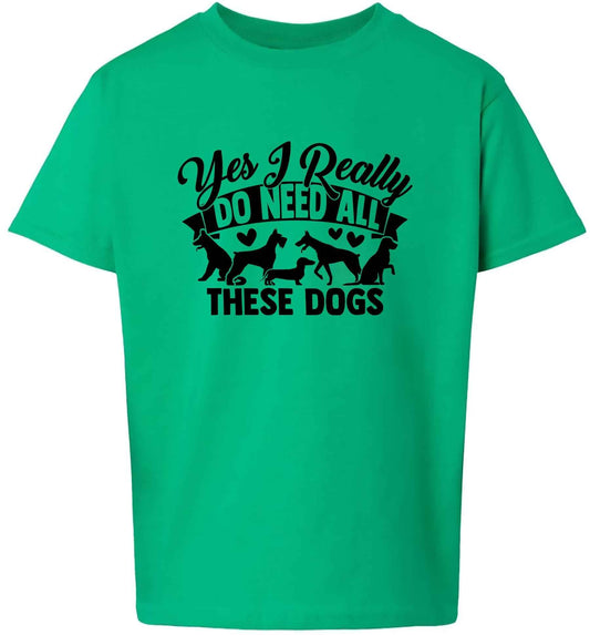 Really Do Need All These Dogs Children's Gildan Soft Shirt