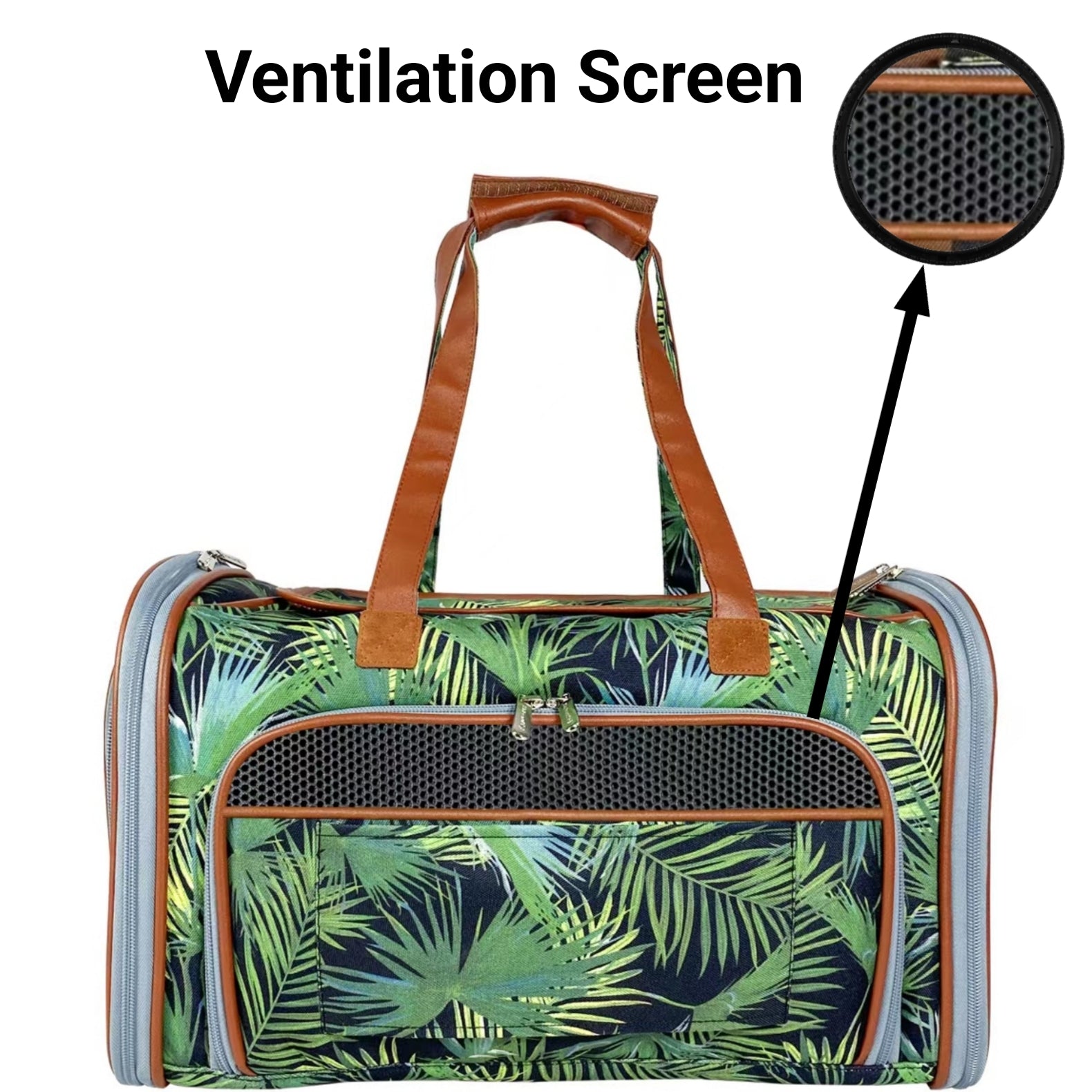 Mr. Peanut's Gold Series Standard Size Airline Compliant Expandable Pet Carrier - Prints Edition - Southlake Paws
