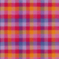 Load image into Gallery viewer, Valentine Bandana | Valentines Day Bandana | Pink Plaid Bandana, Plaid Bandana, Fall Bandana, High Quality Fabric, Pink, Blue, Orange - Southlake Paws
