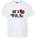 Load image into Gallery viewer, Cutesy He's With Me Children's Gildan Soft Shirt
