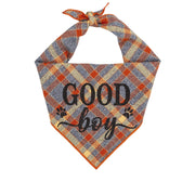 Plaid Bandana, Fall Bandana, High Quality Luxe Fabric, Flannel Bandana