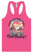 Load image into Gallery viewer, God Doesn't Fail Women's Racerback Tank
