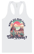 Load image into Gallery viewer, God Doesn't Fail Women's Racerback Tank
