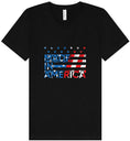 Load image into Gallery viewer, Made in America Unisex V-Neck Shirt
