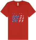 Load image into Gallery viewer, Made in America Unisex V-Neck Shirt
