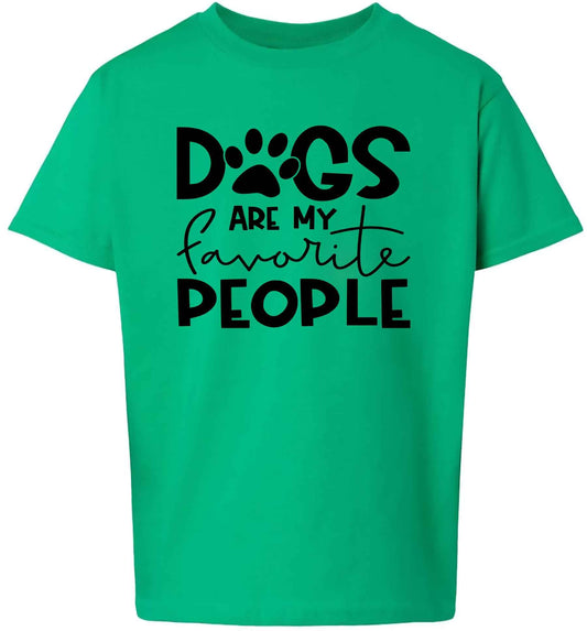 Dogs Are My Favorite People Children's Gildan Soft Shirt