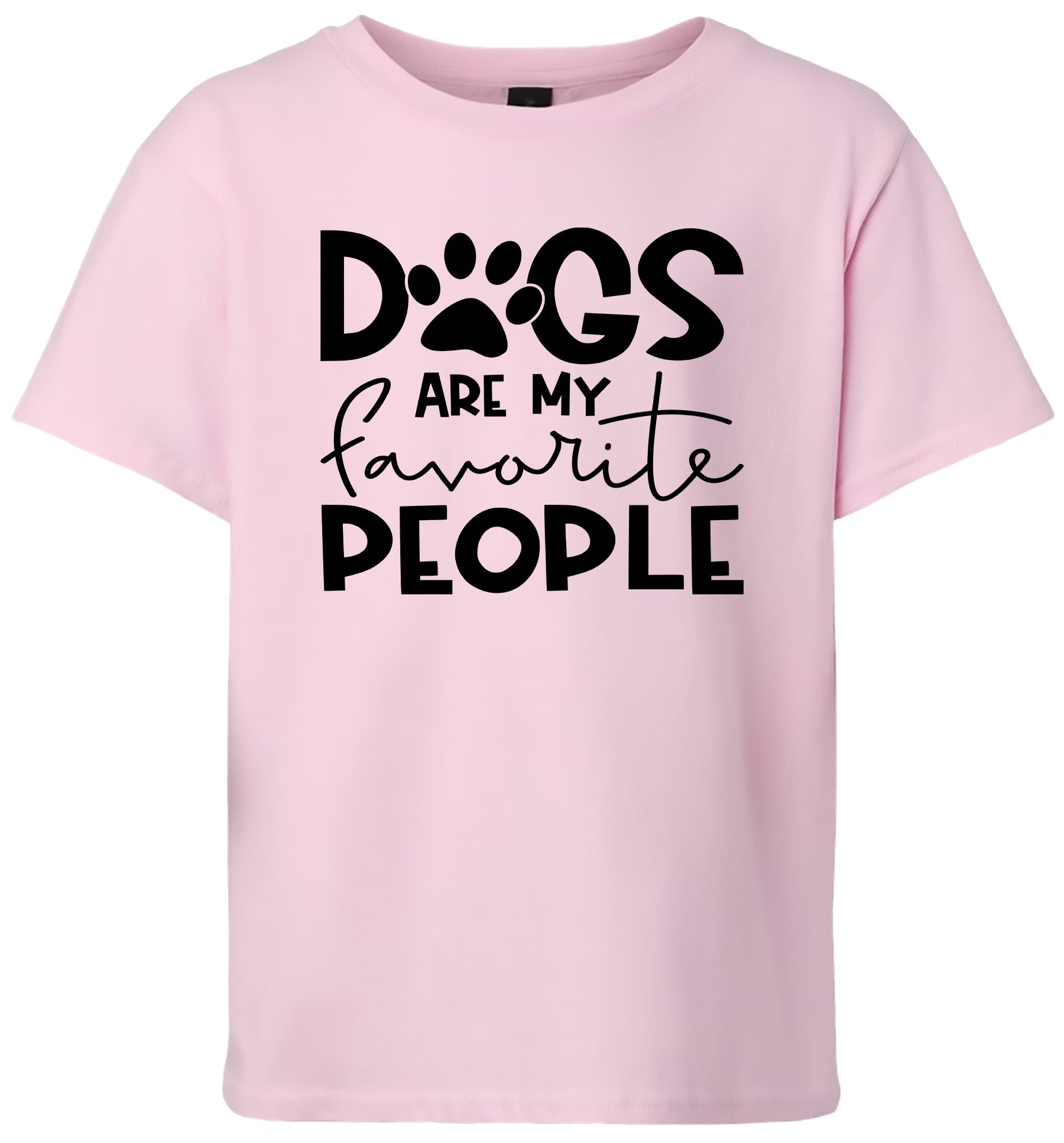 Dogs Are My Favorite People Children's Gildan Soft Shirt