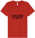 Load image into Gallery viewer, Dog Dad AF Unisex V-Neck Shirt
