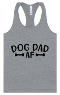 Load image into Gallery viewer, Dog Dad AF Women's Racerback Tank
