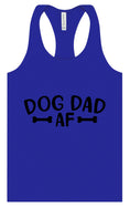 Load image into Gallery viewer, Dog Dad AF Women's Racerback Tank
