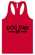 Load image into Gallery viewer, Dog Dad AF Women's Racerback Tank
