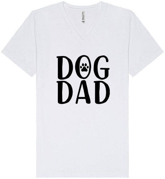 Dog Dad Unisex V-Neck Shirt