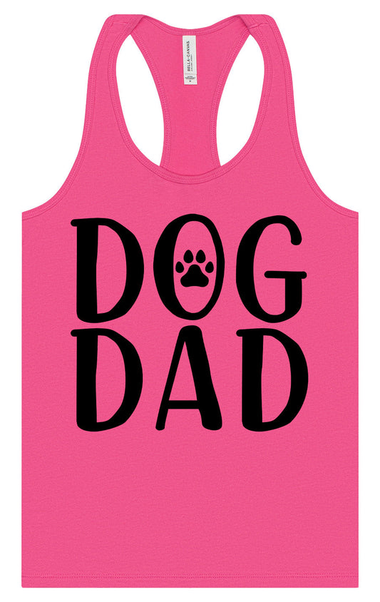 Dog Dad Women's Racerback Tank