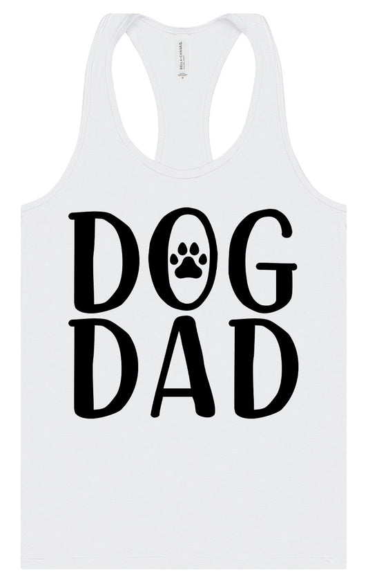 Dog Dad Women's Racerback Tank